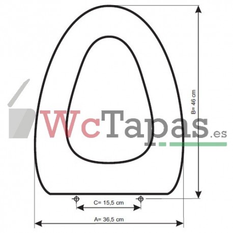 Tapa Wc COMPATIBLE Sweet Life Ideal Standard.