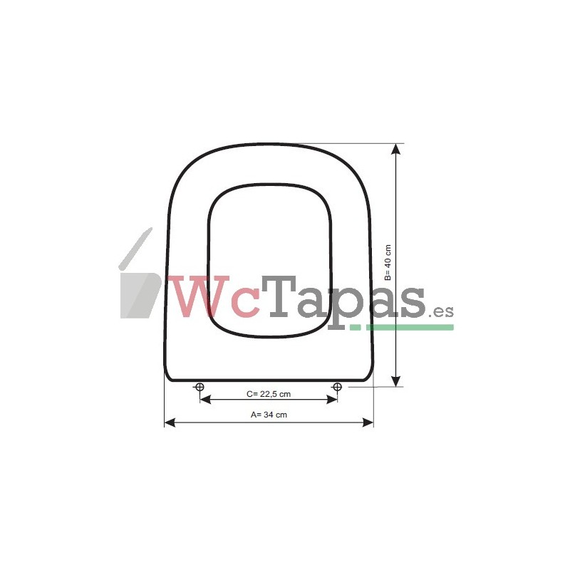 TAPA WC GAP COMPACTO