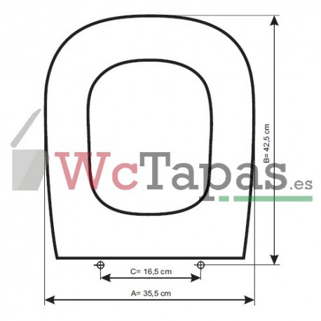 Tapa Wc COMPATIBLE D-Code Duravit.