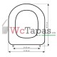 Tapa Wc COMPATIBLE Starck 3 Suspendido Duravit.