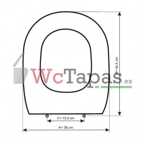 Tapa Wc Sanicompact Elite Sfa Sanitrit COMPATIBLE.