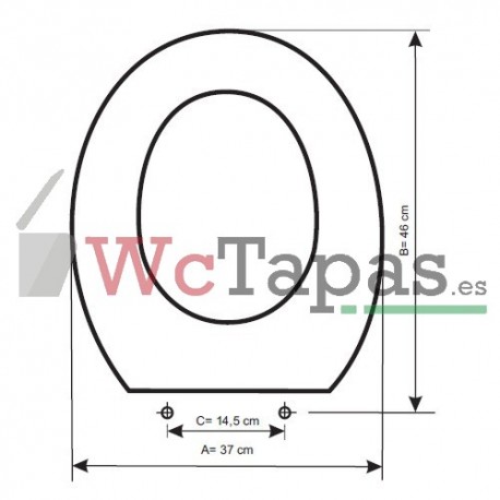 Tapa Wc COMPATIBLE Loto Kerax,