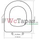 Tapa Wc COMPATIBLE Belle Epoque Cesame