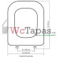 Tapa Wc COMPATIBLE Epoca Dolomite