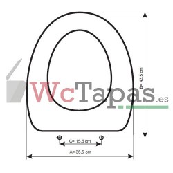 Tapa Wc COMPATIBLE Novella Dolomite