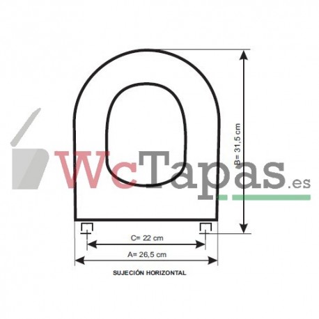 Tapa Wc COMPATIBLE Happening Baby Roca.