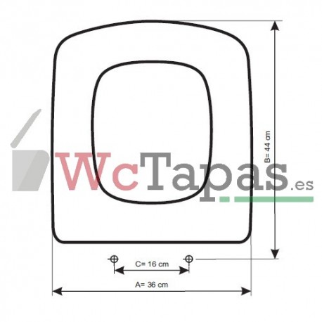 Tapa Wc COMPATIBLE Sidney Roca