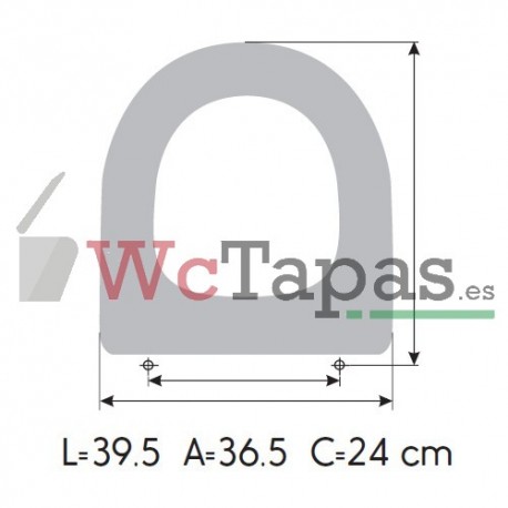 Tapa inodoro COMPATIBLE Odeon Up Compacto Jacob Delafon.