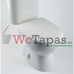 Asiento y tapa WC universal con abertura PMR