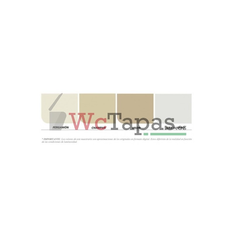 Tapa WC Roca Victoria Adaptable Duroplast/Herrajes de Nylon/Facil