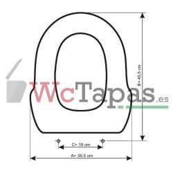 Tapa Wc COMPATIBLE Grecia Sanitana.