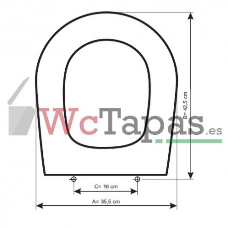 Tapa Wc COMPATIBLE Optima Cifial.