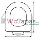 Tapa inodoro COMPATIBLE Madison Ideal Standard.