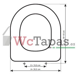 Tapa inodoro COMPATIBLE Madison Ideal Standard.