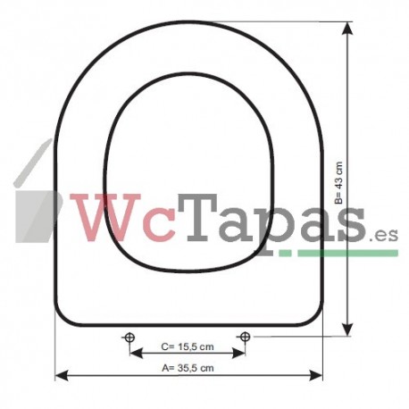 Tapa inodoro COMPATIBLE Madison Ideal Standard.