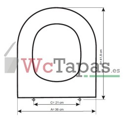 Tapa Wc COMPATIBLE Happy D Duravit.