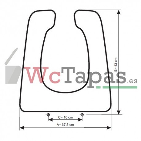 Tapa Wc COMPATIBLE Carena Roca