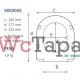 Tapa wc DUROPLAST COMPATIBLE Bacara Gala.