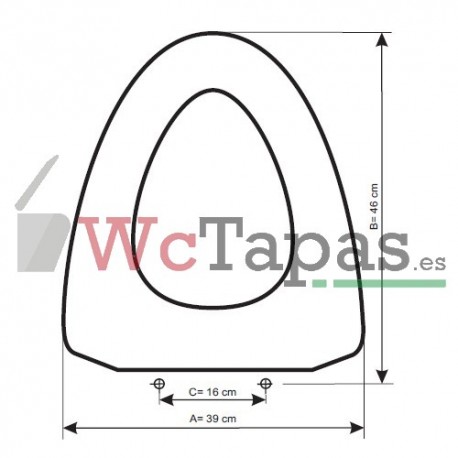 Tapa Wc COMPATIBLE Veranda Roca