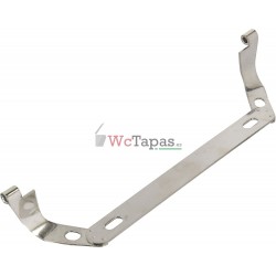 Conjunto de bisagras Roca de acero para tapa de bidé Meridian