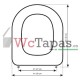 Tapa Wc COMPATIBLE Starck 3 Duravit.