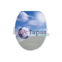 Tapa Wc Victoria Roca G-Granato Dibujo Pallone 3D.